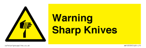 Warning Sharp Knives